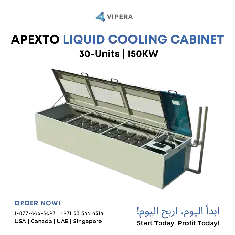Apexto 150KW Liquid Cooling Cabinet 30-Units