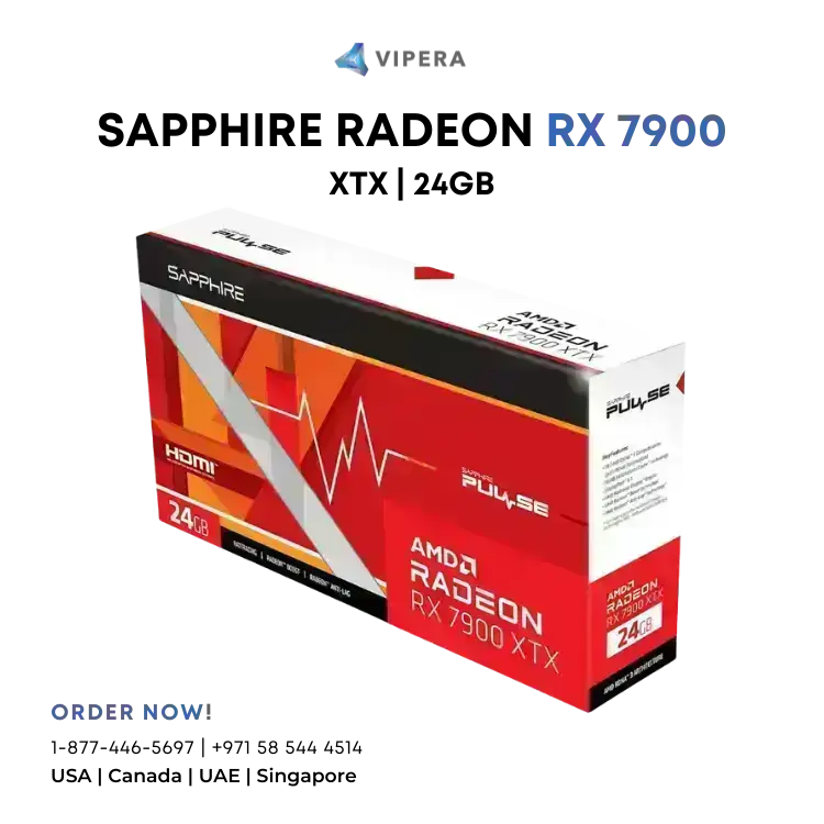 SAPPHIRE Radeon RX 7900 XTX 24GB GDDR6 PCI Express 4.0 x16 ATX Video Card 11322-02-20G
