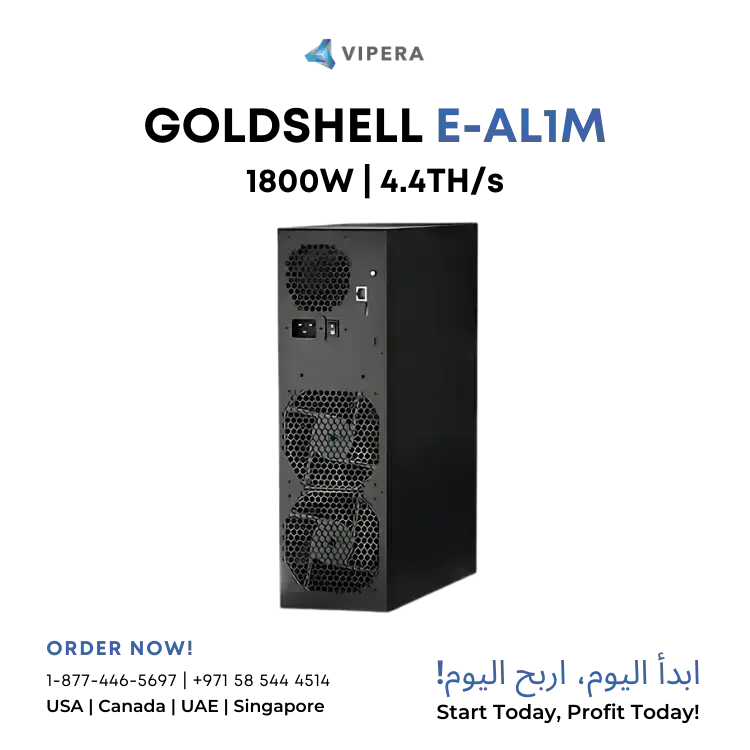 Goldshell E-AL1M Home Miner 4.4TH/s 1800W (ALPH)