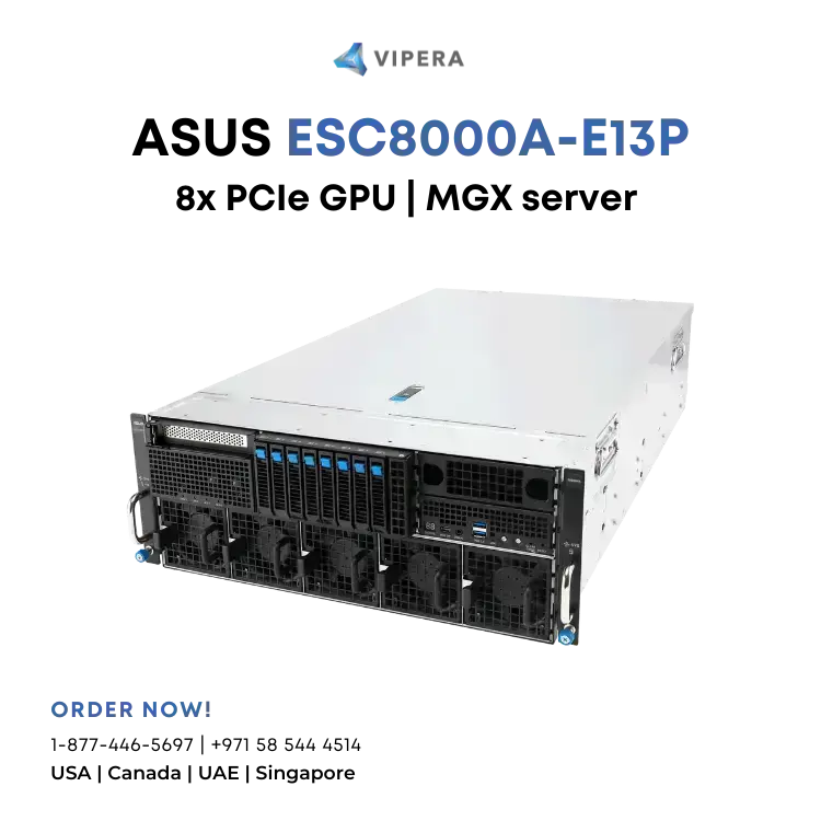 ASUS ESC8000A-E13P 8x PCIe GPU Server
