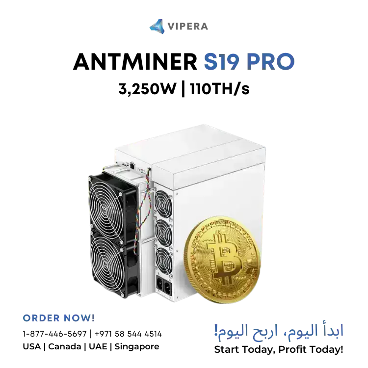 Bitmain Antminer S19 Pro 110Th/s 3010W