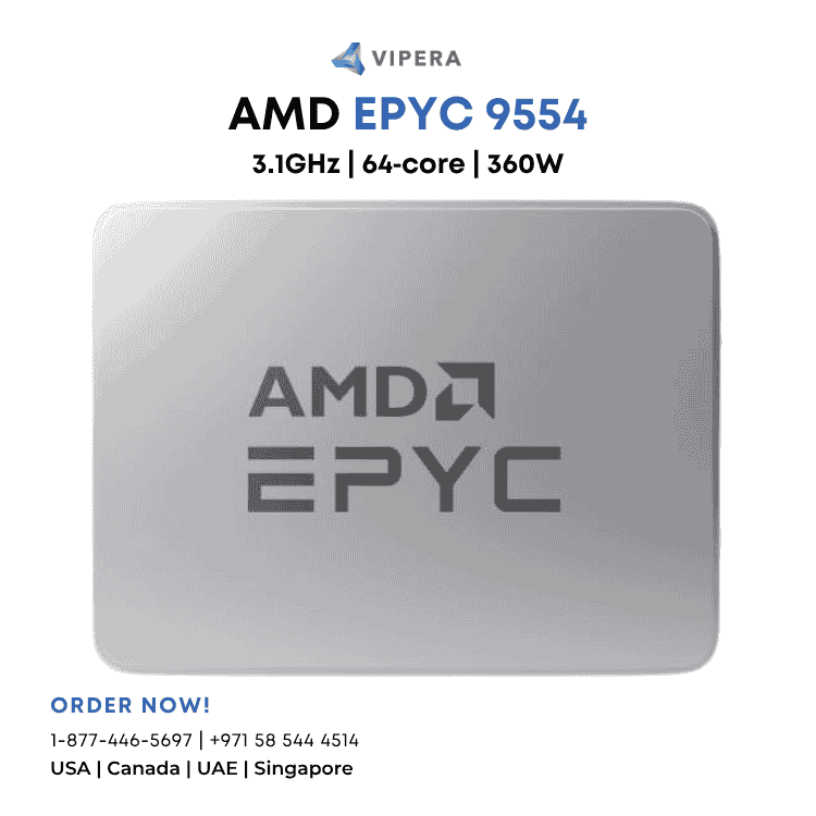 AMD EPYC 9554 3.1GHz 64‑core 360W Processor