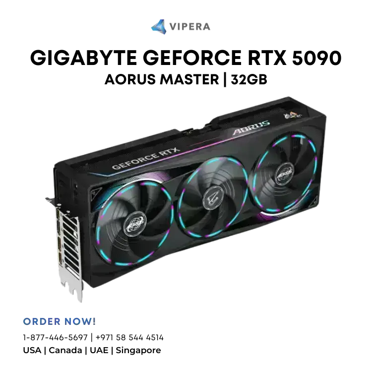 GIGABYTE AORUS GeForce RTX 5090 MASTER Graphics Card, 32GB