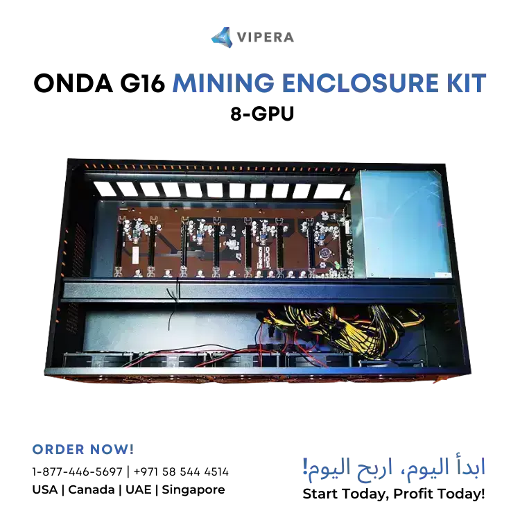 ONDA G16 8-GPU Mining Enclosure Kit