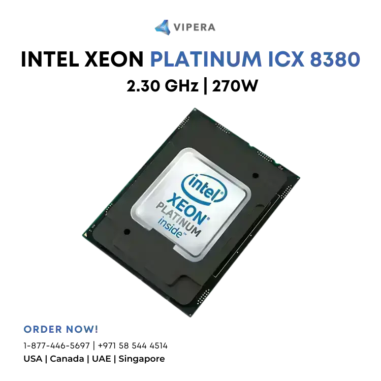 Intel Xeon Platinum ICX 8380 @ 2.30 GHz, 40C/80T, 2P, 60MB, 270W, LGA4189