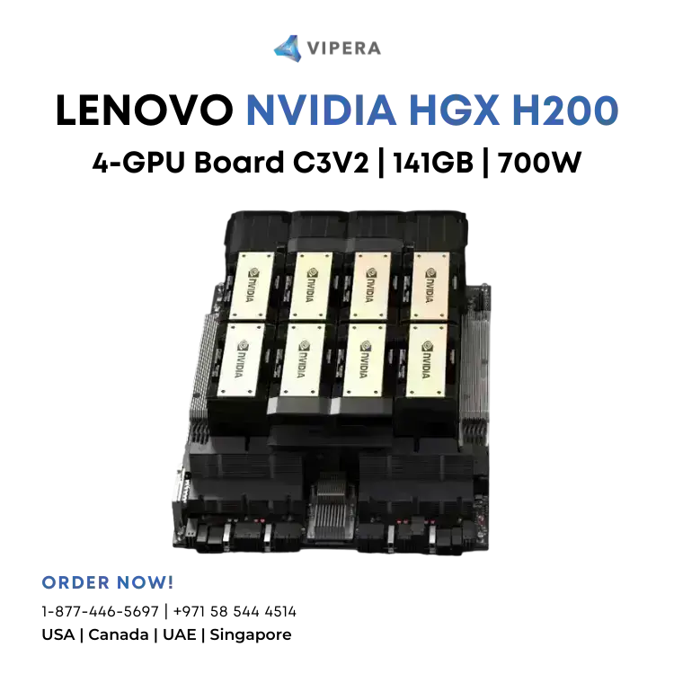 Lenovo NVIDIA HGX H200 141GB 700W 4-GPU Board C3V2