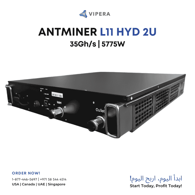 Bitmain Antminer L11 Hyd 2U 35GH/s Litecoin & Dogecoin Miner