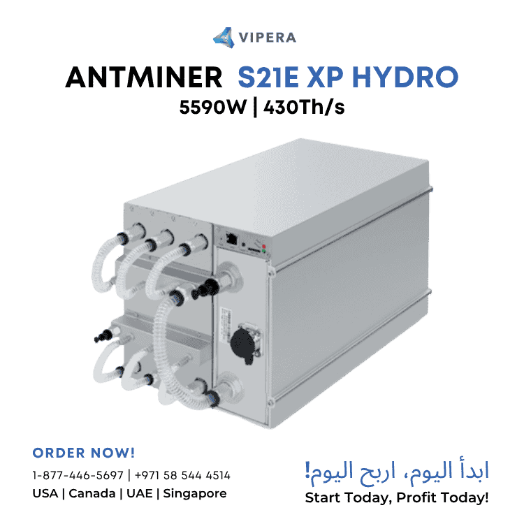 Bitmain Antminer S21e XP Hydro Bitcoin Miner