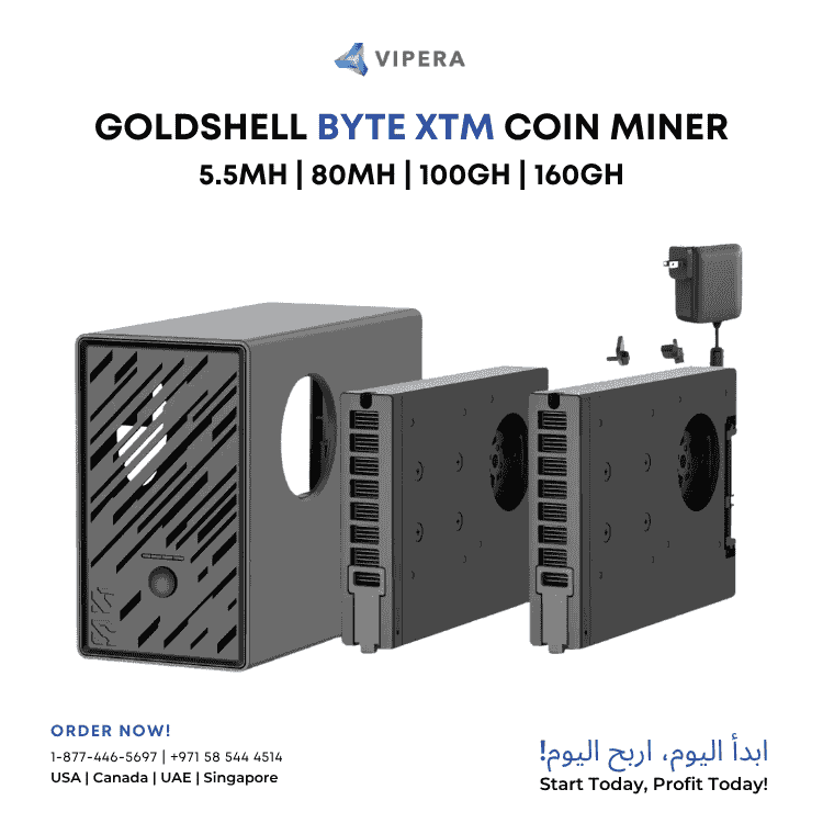 Goldshell XT Card BYTE XTM Coin Miner