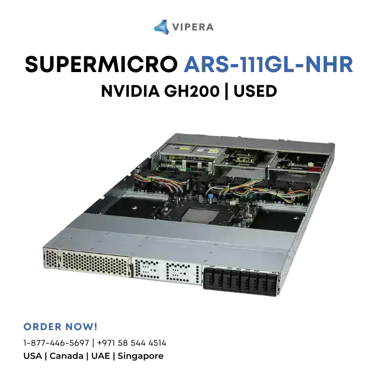 Supermicro GPU Superserver ARS-111GL-NHR, NVIDIA GH200 – USED