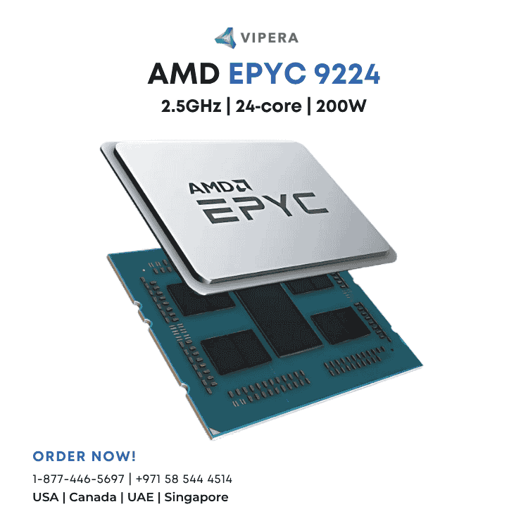 AMD EPYC 9224 2.5GHz 24‑core 200W Processor