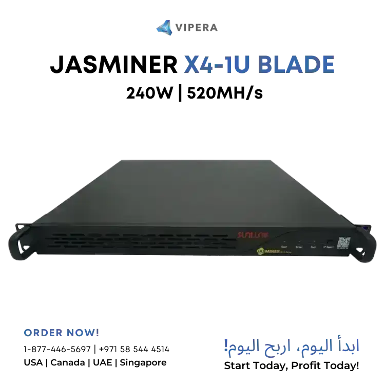 Jasminer X4-1U Blade 240W REFURB (ETC)