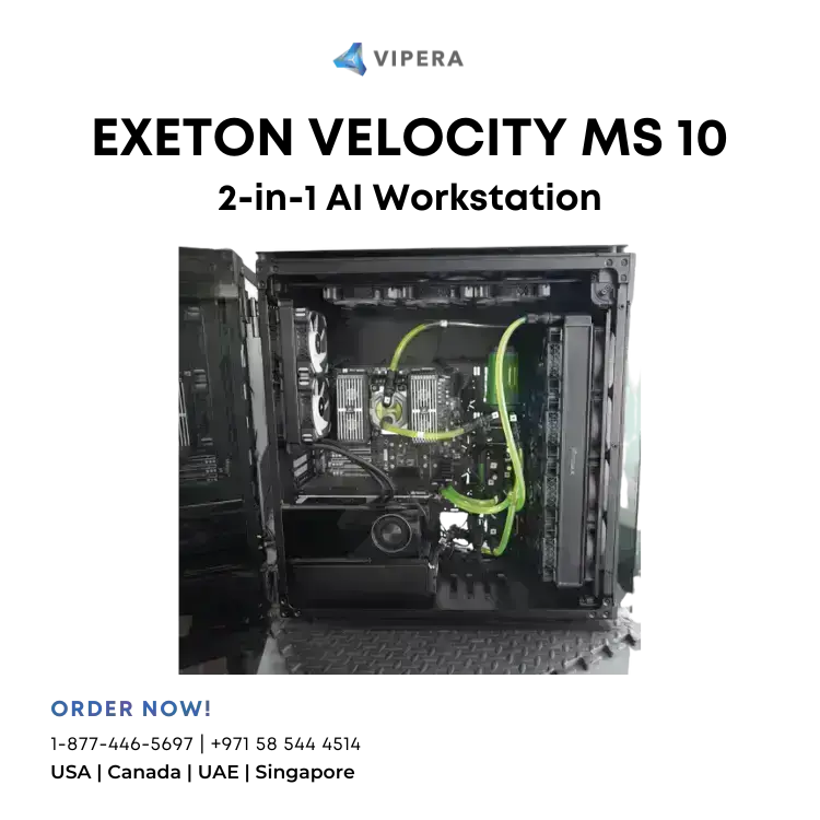 EXETON Velocity MS 100 2-in-1 AI Workstation