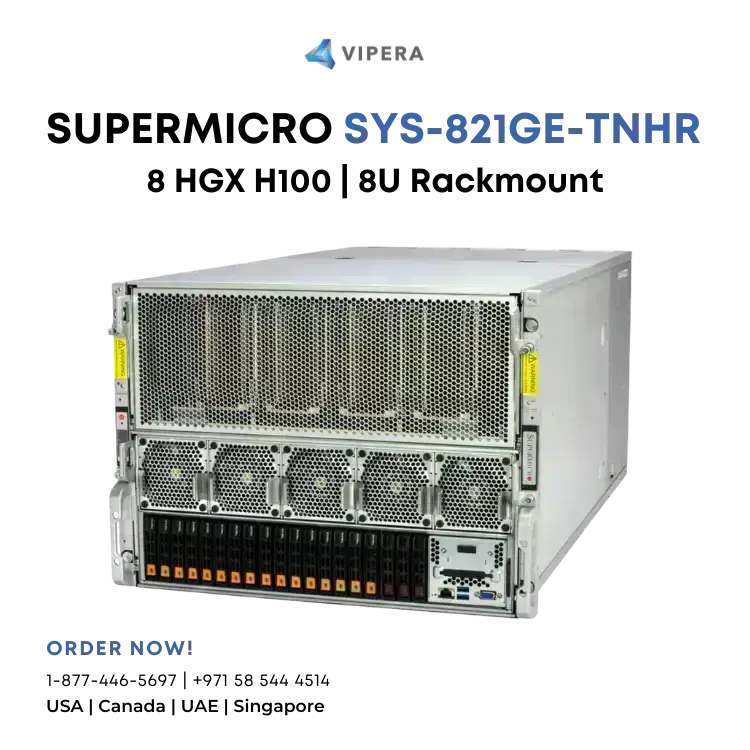 Supermicro HGX H800 SuperServer SYS-821GE-TNHR