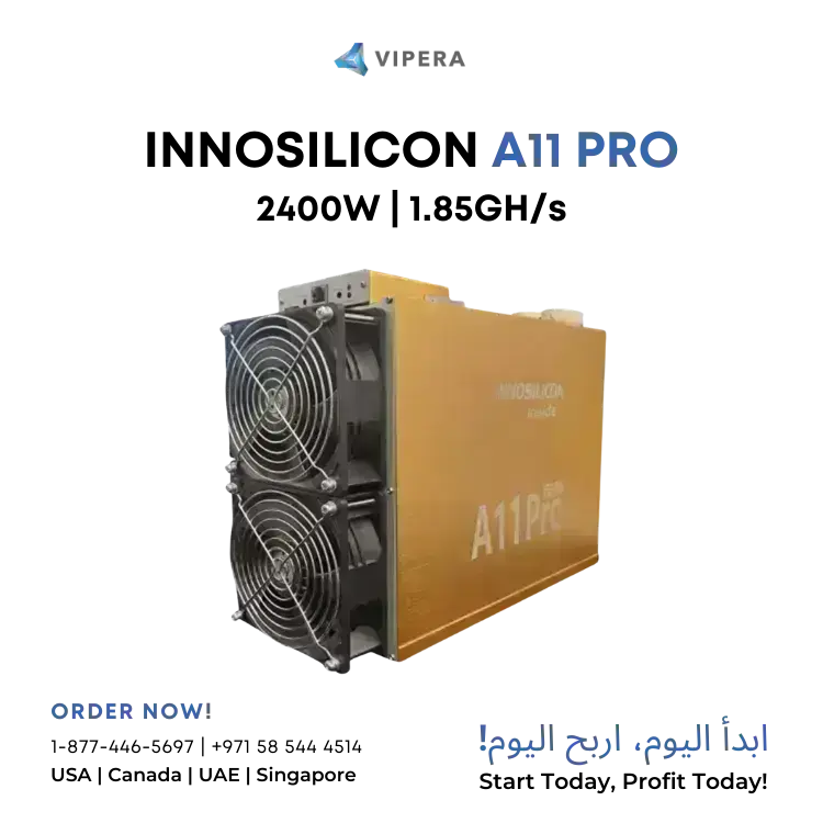 Innosilicon A11 Pro 1.85GH/s 2400W USED (ETC)