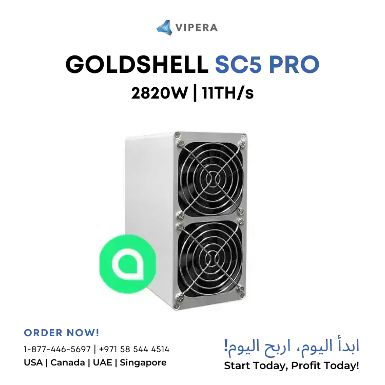 Goldshell SC5 Pro 11TH/s 2820W (SC)