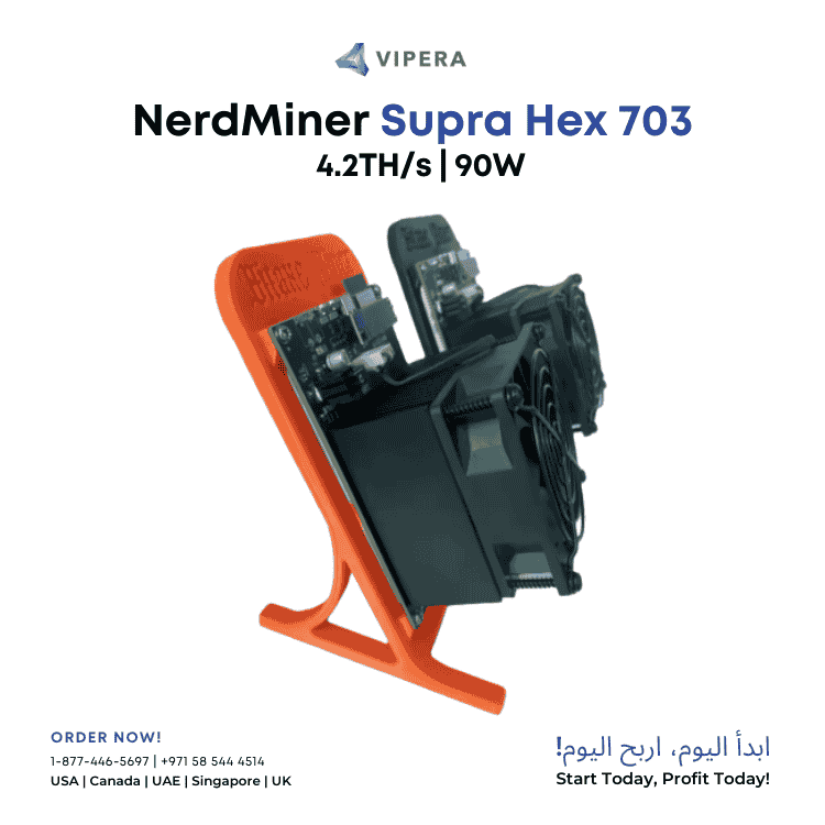 Bitaxe Supra Hex 703 4.2 TH/s Miner