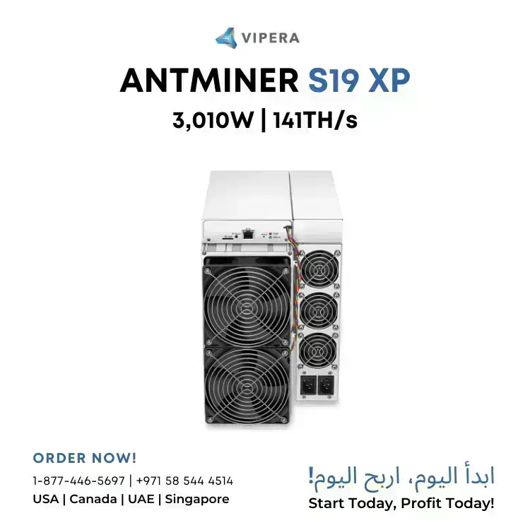Bitmain Antminer S19 XP 141TH/s 3010W