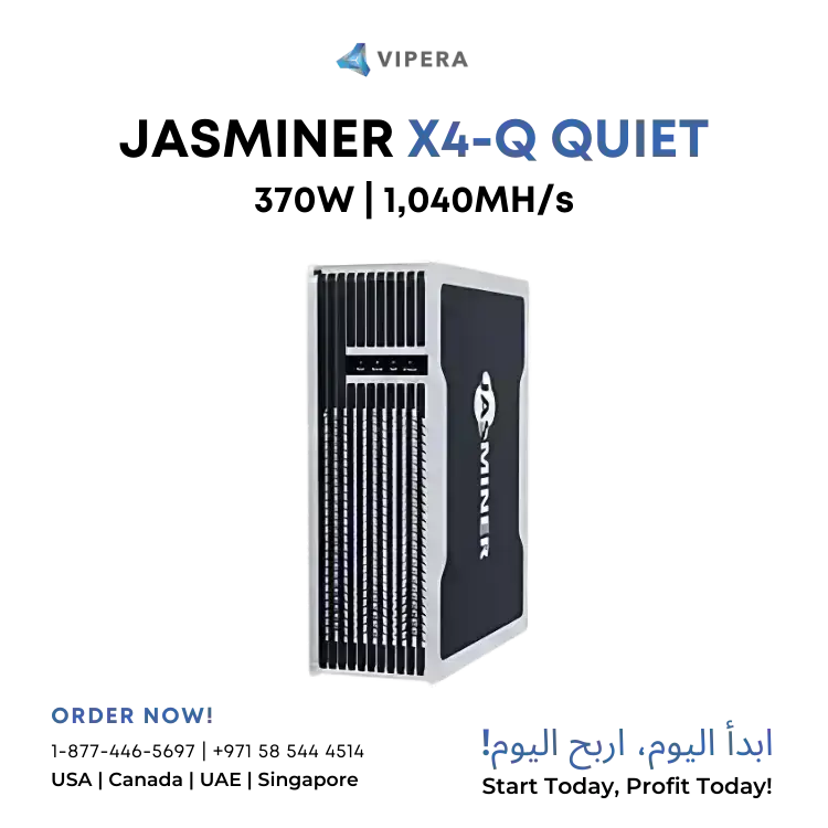 Jasminer X4-Q Quiet 1,040MH/S 370W (ETC)