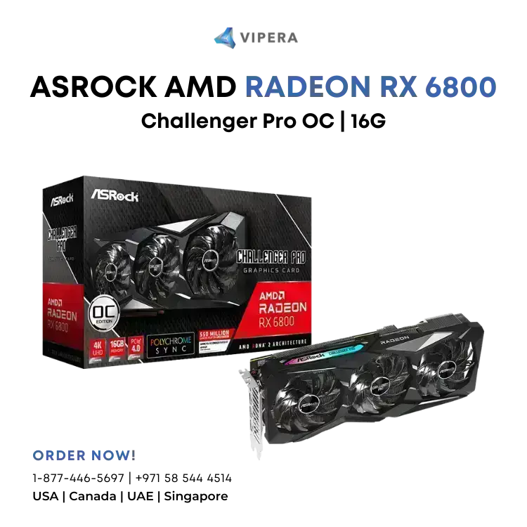 ASROCK AMD Radeon RX 6800 Challenger Pro 16G OC