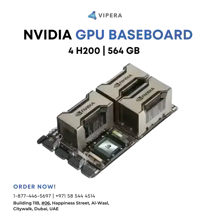 NVIDIA GPU Baseboard 4 H200
