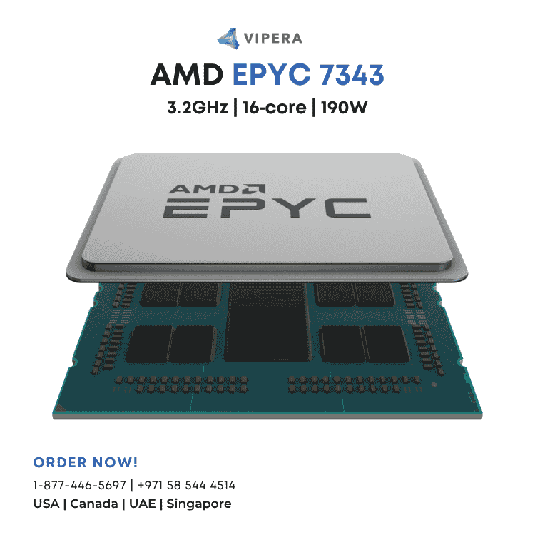 AMD EPYC 7343 3.2GHz 16‑core 190W Processor