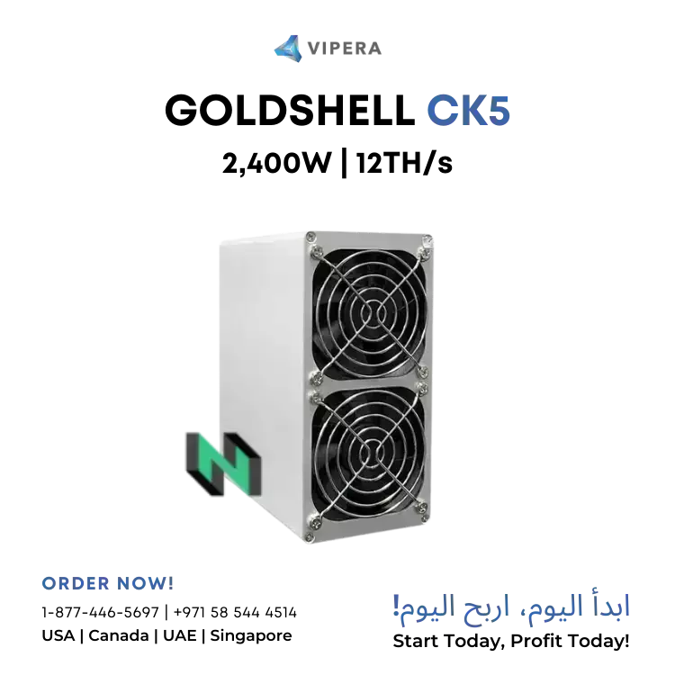 Goldshell CK5 12 Th/s 2400W USED (CKB)
